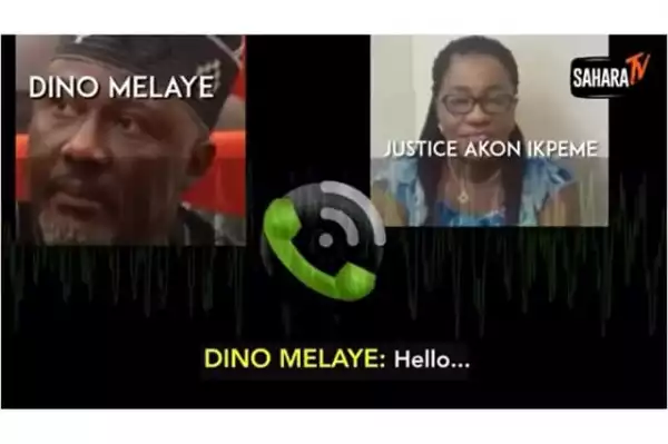 Senator Dino Melaye caught on tape allegedly bribing tribunal Judge – Sahara Reporters (Watch)